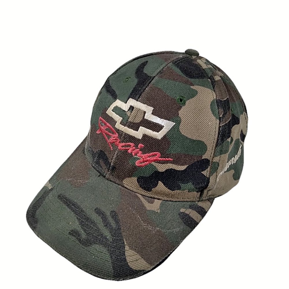 Chevrolet Racing Camouflage Strapback Hat